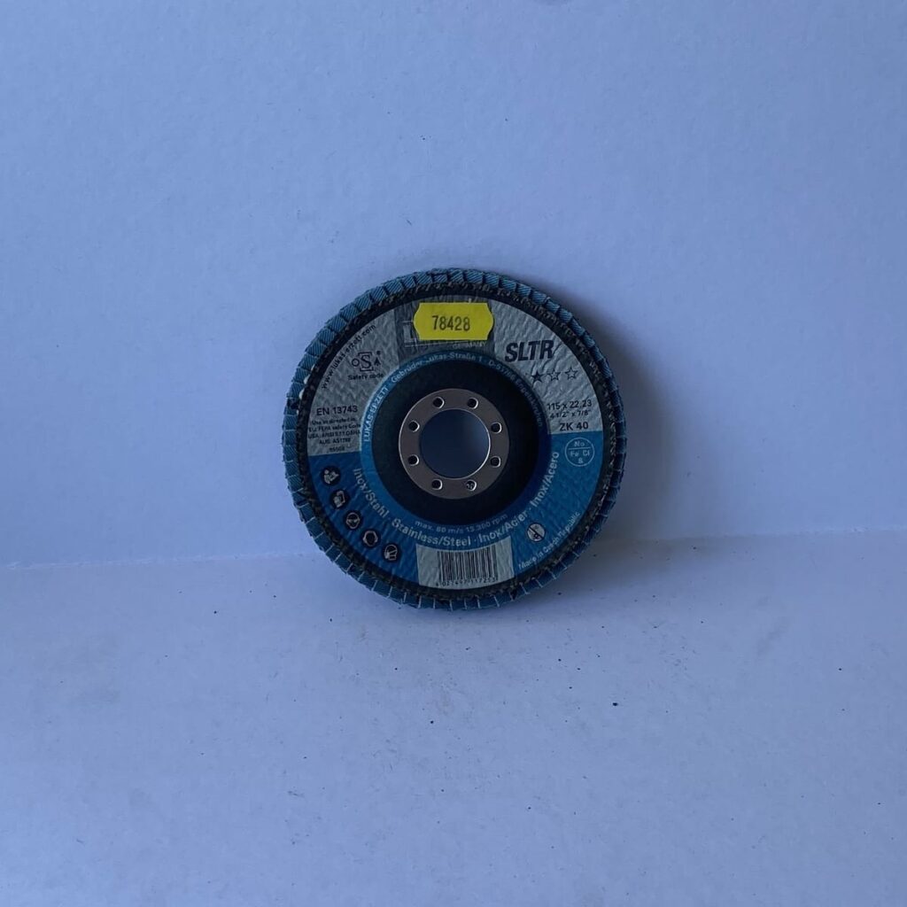 Lukas Flap Disc 4.5" 40 grit For Sale Online Qualitronics UK