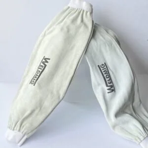 Chrome Leather Sleeve Pair